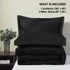 CozyLux King Size Comforter Sets - Black Comforter King Size,