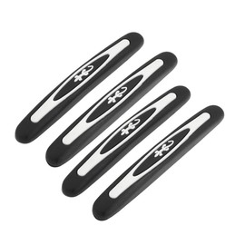 Ruilogod 4 Pcs Black White Gecko Decorative Car Door Bumper Guard Sticker(id:48 861 bf 290 8ef