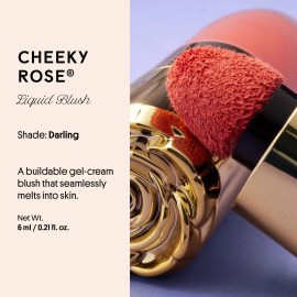 Winky Lux Cheeky Rose Liquid Blush, Gel-Cream Blush with Buildable Color,...