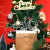 Glitter Curly Ting Ting Branches Christmas Branches Vase Filler Artificial
