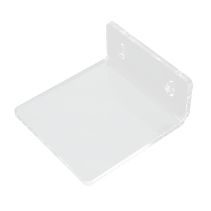 3PCS Clear Acrylic Display Rack Wall Mounted Floating Shelf for