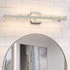 HAHZT Modern Bathroom Vanity Light: Brushed Nickel 32 inch 28W