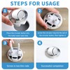 Toilet Push Button Flush Replacement, YTOOK Dual Toilet Flush Button