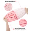 Auban Shower Cap, Shower Cap for Women Terry Cloth Lined