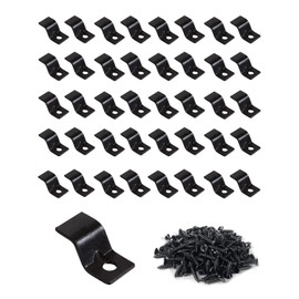 Table Top Fasteners, Z Clips for Table Tops 40 Packs (Black)