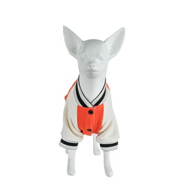 IZOCOOL - Dog Jumper, Fleece Dog Jumper, Large Dog Sweatshirt, Warm and Lightweight, Easy to Wear (Orange, XL)