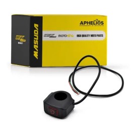 Interruptor Apagador Botón Universal 3 Cables Manubrio Moto                                                                                           