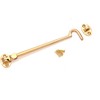 8" (200mm) Polished Brass Heavy Duty Brass Cabin Hook &