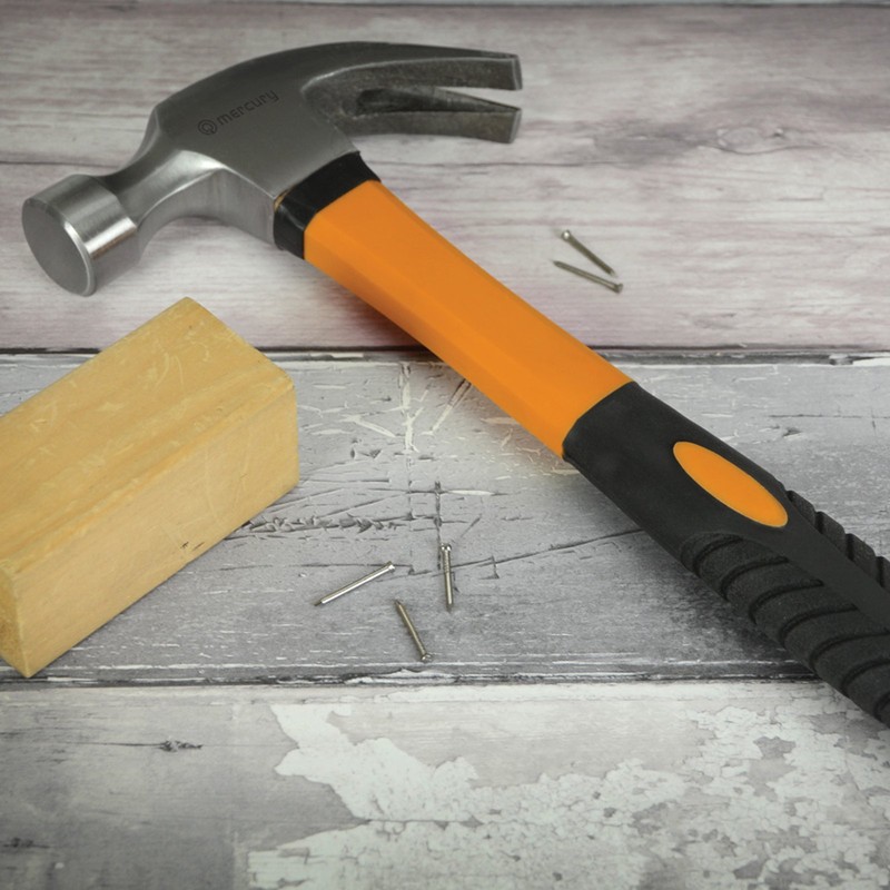 Heavy Duty Fibreglass Claw/Brick/2.5 lb Club Carbon Steel Hammers