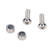 Motorcycle Headlight Mounting Bracket 39 to 41mm Bright Silver Surface