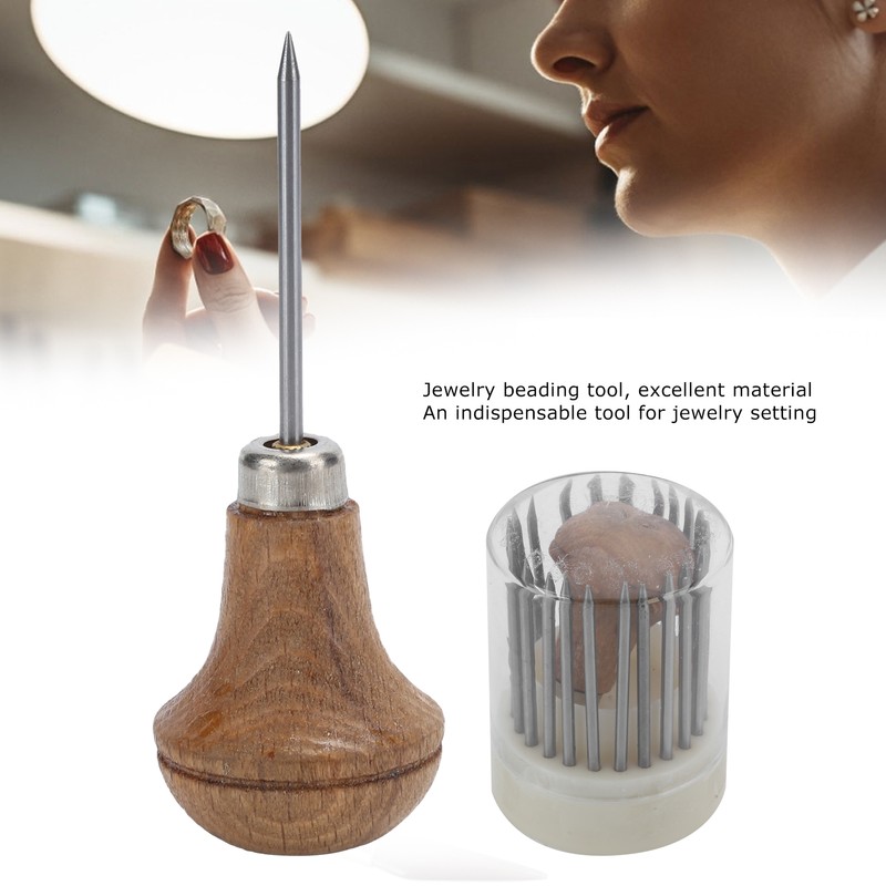 23pcs Jewelry Beading Tools Jewelry Setting Processing Bead Grain Tools