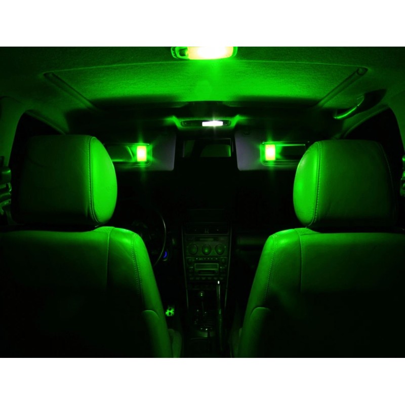 Unbranded 10 x Ultra Green Interior LED Lights Package For