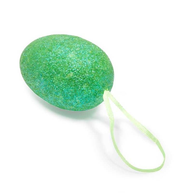 Easter Egg Ornaments in 6 Sparkle Colors (36 Pack)