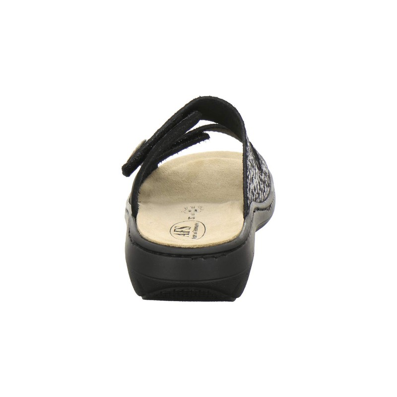 AFS Shoes 2808 Comfortable Ladies’ Leather Mules, Practical Work Shoes