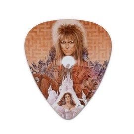 Labyrinth Movie Art Goblin King Jareth David Bowie Novelty Guitar Picks Medium Gauge - Set of 6
