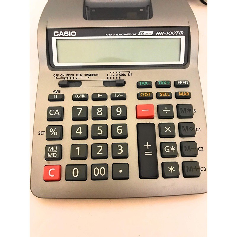 Casio Inc. HR-100TM Business Calculator