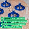 Tile Levelling System, 200 Piece Set, for 1 mm Joint