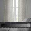HPD Half Price Drapes Patterned Linen Sheer Curtains For Living