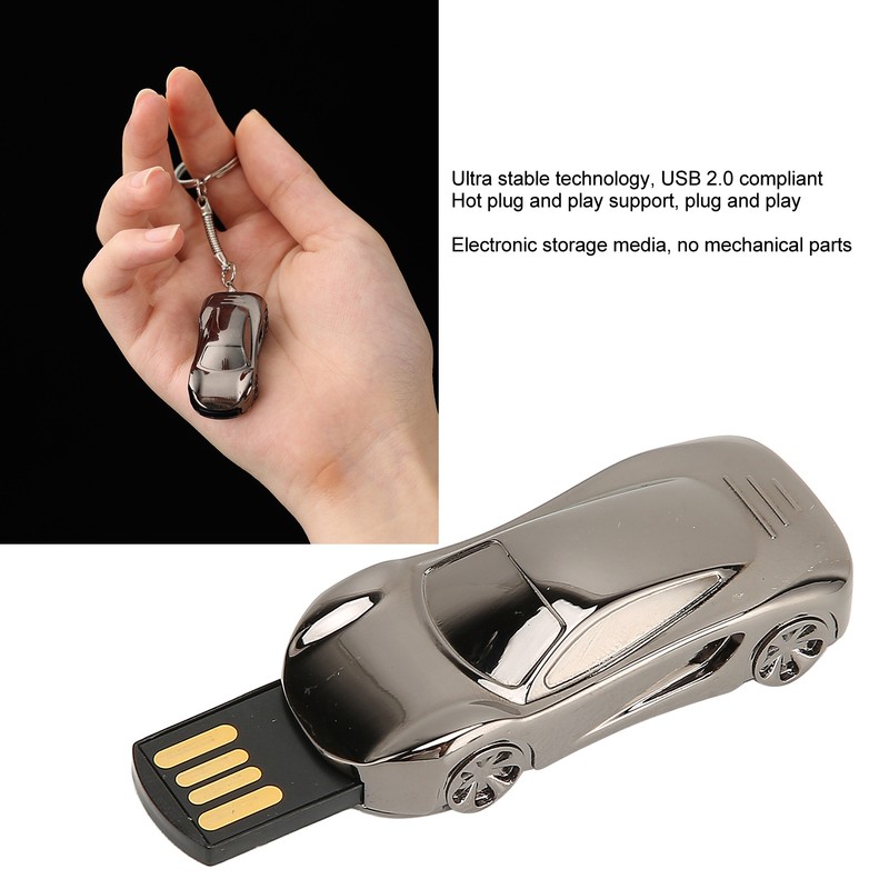 USB Flash Drive Cool Sports Car Shape Plug and Play