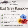 Earl Grey Rainbow Loose Leaf Tea, Bergamot Oil, Resealable Pouch