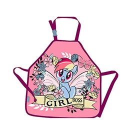 Horse Unicorn Horses Little Pony Unicorn Apron Painting Apron Children's Apron Craft Apron + Sticker Kids4shop, pink