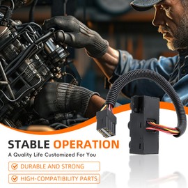 GoaMotors F65Z14A701AA Front Power Seat Switch Left Driver Seat Compatible with Ford F150 F250 F350 F450 F550 E150 E250 E350 E450 Expedition Explorer Mountaineer Replaces F3UZ14A701A F7UZ14A701AA