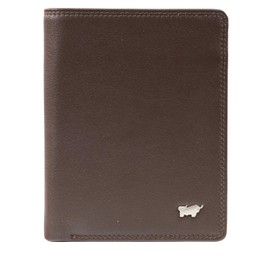 BRAUN BÜFFEL Men's Genuine Leather Golf 2.0 Wallet - Portrait Format - Wallet for Men - 7 Card Slots, brown, Classic
