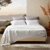 SLEEP ZONE Queen Sheets Set - 4 Piece Bedding - Jersey Knit Cooling Sheet Set - Soft and Fade Resistant - Easy Care - Deep Pocket (Queen,White)