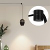 Zevnico 3 Pack Metal Swag Hooks for Ceiling Hanging Lights,