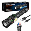 Rechargeable Flashlights High Lumens 5000 Long Distance, Super Bright LED