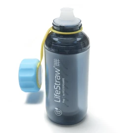 LifeStraw Play Kids’ Water Filter Bottle with 2-Stage Integrated Filter Straw for Safe and Clean Drinking Water, 10-Ounce, Stormy
