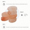 Pure Himalayan Salt Works Flat Oval Massage Stone, Pink Crystal