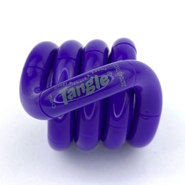 Tangle Jr. Solid Purple - Genuine Fidget - Fidget Toy for Kids and Adults