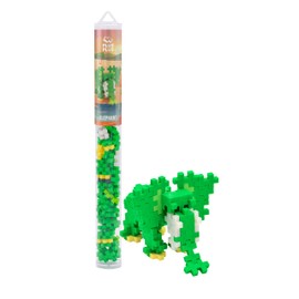 PLUS PLUS 3D Animal Figure Building Block Set, 70 Mini Interlocking Puzzle Pieces, Fun Stem Toys for Kids - Elephant Maker Tube