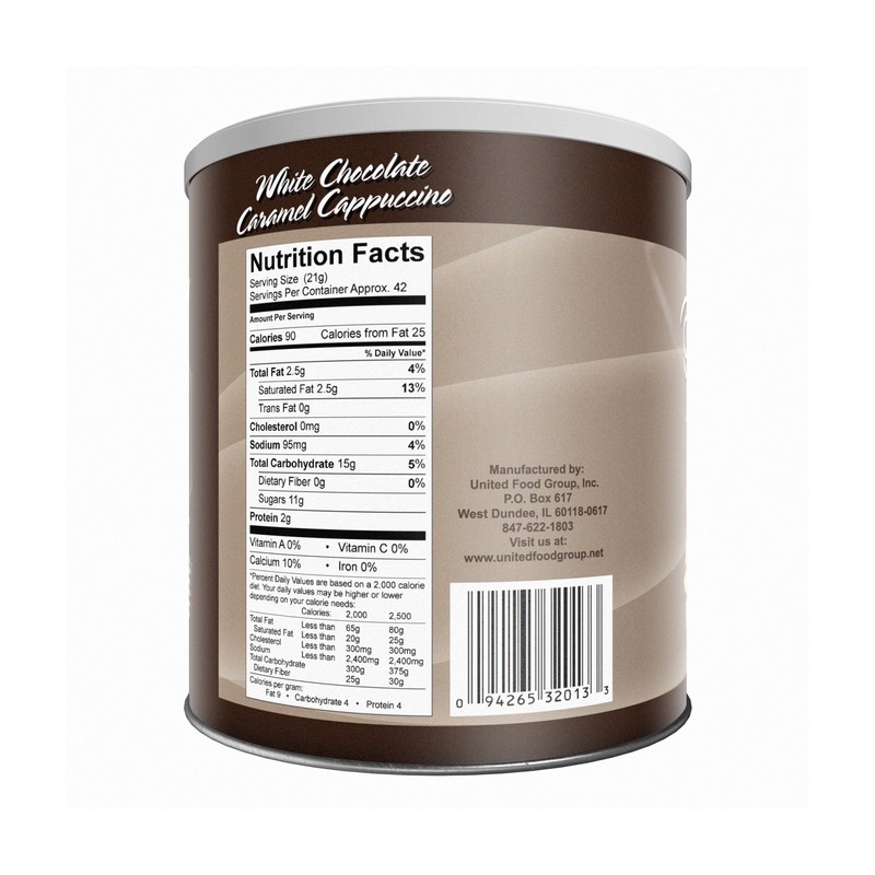 Victorian Inn Instant Cappuccino, White Chocolate Caramel, 32-ounce Canister