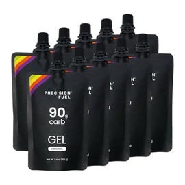 Precision Fuel & Hydration PF 90 Gel – Gel Energético Jumbo con 90g de Carbohidratos | Sabor Neutro | Vegano, Sin Cafeína ni Ingredientes Artificiales