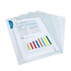 Rapesco 1629 A4+ ID Snap Folder - Clear - 5