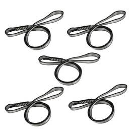 Climbing Sling 5PCS 17mm Polyester Climbing Aider 21.6kn Heavy Duty Rock Sling Runner Webbing Straps for Outdoor, Rappelling, Swing, Yoga Hammock Stick Straps Rock