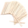 Lotbun 200 x Simple Wooden Spatulas for Eyebrows, Pack of