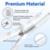 Deoward 2PCS #5 24 Inch Separating Jacket Zippers for Sewing