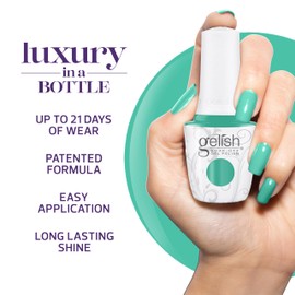 Gelish Let's Roll Summer Collection - Long-Lasting Soak Off Gel Nail Polish, Vibrant Color, High Shine, Chip-Resistant Formula, Professional Quality (Unwind With Me, 15mL)