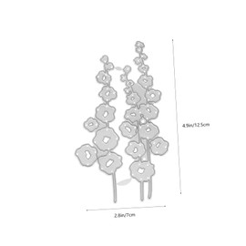 Gatuida Flower Craft Die Carbon Steel Cutting Die for DIY Scrapbooking Embossing Template for Paper Crafting Durable Steel Cutting Dies for Album Decoration and Card Making