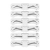 KKPLZZ Plastic Eyebrow Mold, PEVA Soft Eyebrow Shaper DIY Makeup