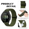 Farluya 2 Pack Stretchy Nylon Watch Bands Compatible with Garmin