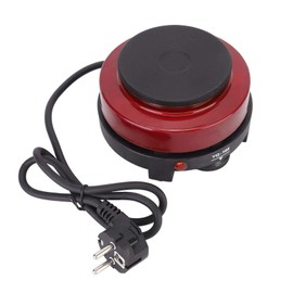 500 W Portable Mini Electric Stove 5 Gears Adjustable Electric Oven Alloy Red Coffee Tea Heating Plate Household Worktop Burner Red EU Plug 220-240 V
