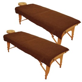 Esthetic Towel, Towel Sheets, Thin, Quick Drying, Commercial Towel, Microfiber, 35.4 x 74.8 inches (90 x 190 cm), 1313 Momme, Set of 2, Mocha Salon Towel, Lightweight, Instant Absorption, Ultra Large,