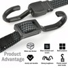 OctBird Adjustable Tension Elastic Straps with Hooks, Expander with Metal