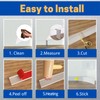 COUKIU Flexible Baseboard Molding Trim, 3 Inch x 20 Feet