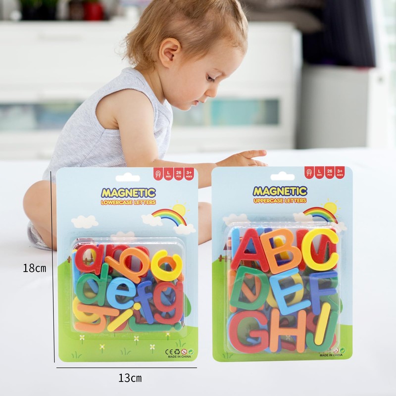 52pcs Set EVA Alphabet Magnet Kit - Full Case Fridge