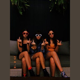 LIU JUN Bff Necklace For 3/4，Weirdo 1 Weirdo 2 3 Heart Pendant Stainless Steel Crystal Friendship Necklaces For Women Best Friends Sisters Forever Jewelry Gifts (Weirdo3-rose gold)